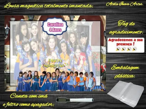 Lousa Magnética Chiquititas com Embalagem