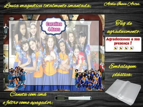 Lousa Magnética Chiquititas com Embalagem