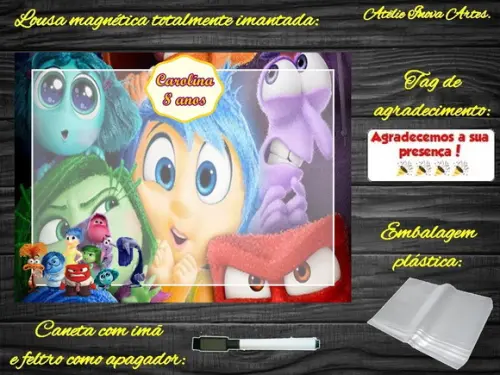 Lousa Magnética Divertidamente com Embalagem