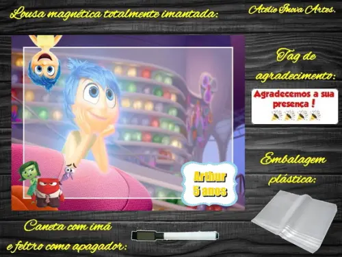 Lousa Magnética Divertidamente com Embalagem