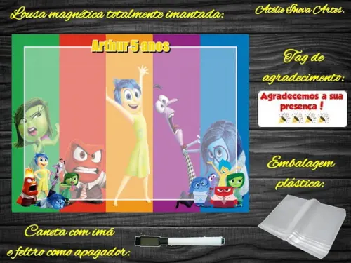 Lousa Magnética Divertidamente com Embalagem