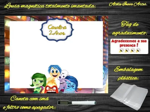 Lousa Magnética Divertidamente com Embalagem