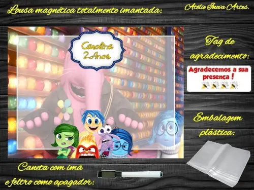 Lousa Magnética Divertidamente com Embalagem