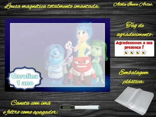 Lousa Magnética Divertidamente com Embalagem