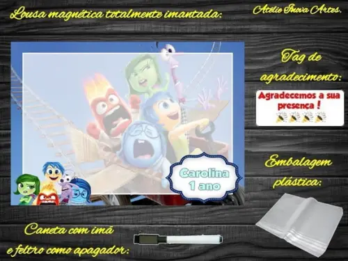 Lousa Magnética Divertidamente com Embalagem