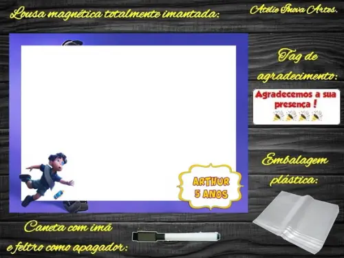 Lousa Magnética Elio com Embalagem
