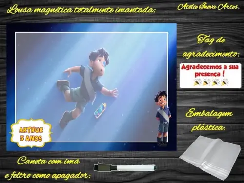 Lousa Magnética Elio com Embalagem