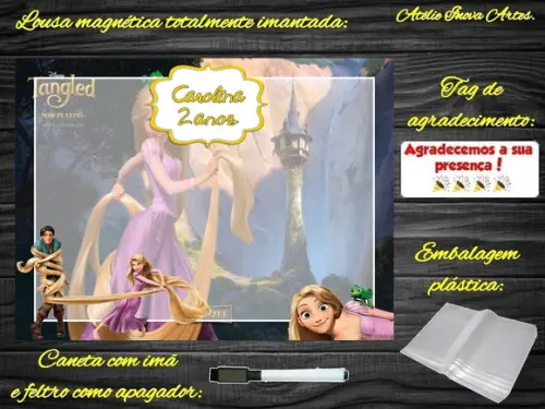 Lousa Magnética Enrolados com Embalagem
