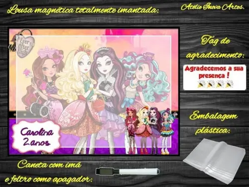 Lousa Magnética Ever After High
