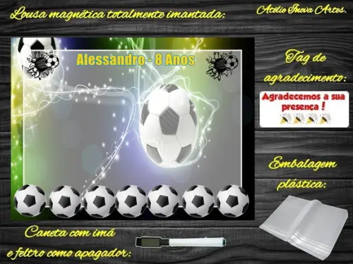 Lousa Magnética Futebol com Embalagem
