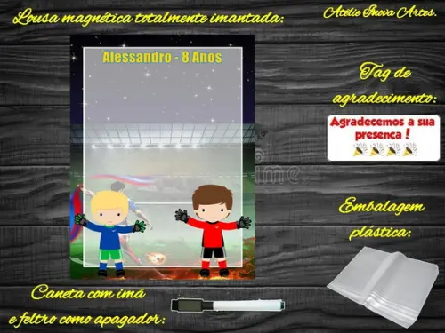 Lousa Magnética Futebol com Embalagem