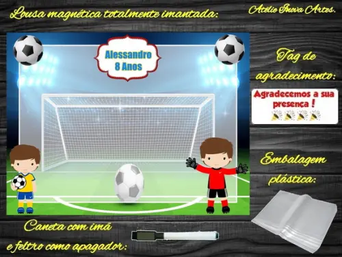 Lousa Magnética Futebol com Embalagem