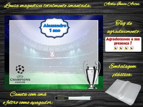 Lousa Magnética Futebol com Embalagem