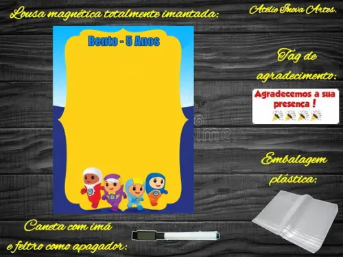 Lousa Magnética Go Jetters com Embalagem