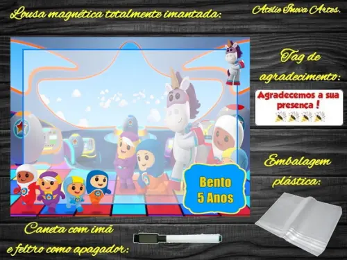 Lousa Magnética Go Jetters com Embalagem
