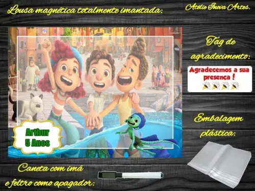 Lousa Magnética Luca com Embalagem