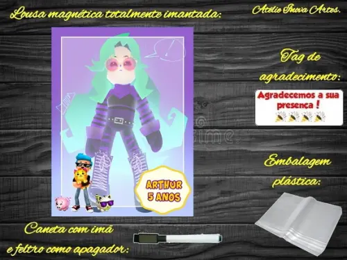 Lousa Magnética Pk Xd com Embalagem