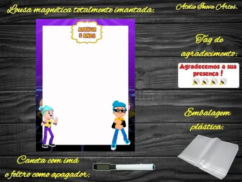 Lousa Magnética Pk Xd com Embalagem