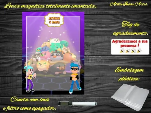 Lousa Magnética Pk Xd com Embalagem