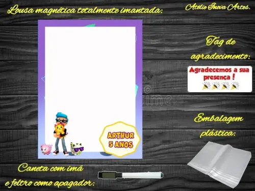 Lousa Magnética Pk Xd com Embalagem