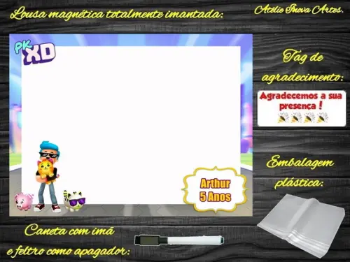 Lousa Magnética Pk Xd com Embalagem