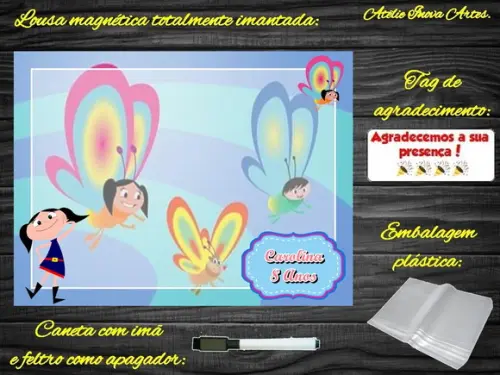 Lousa Magnética Show da Luna com Embalagem