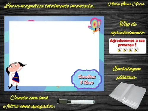 Lousa Magnética Show da Luna com Embalagem