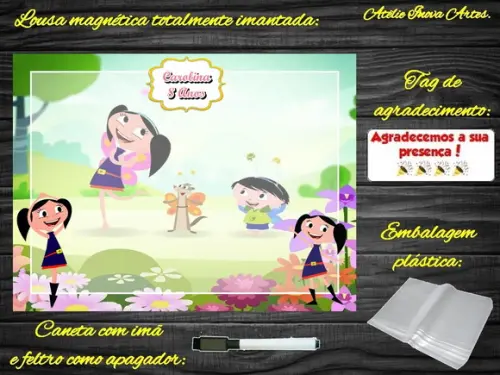 Lousa Magnética Show da Luna com Embalagem