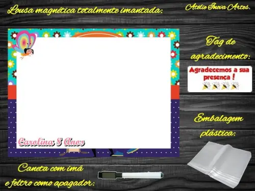 Lousa Magnética Show da Luna com Embalagem