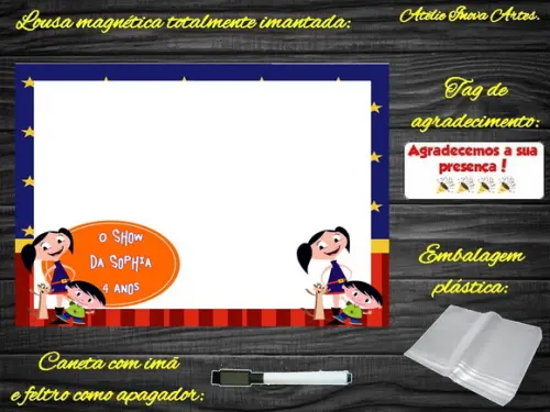 Lousa Magnética Show da Luna com Embalagem