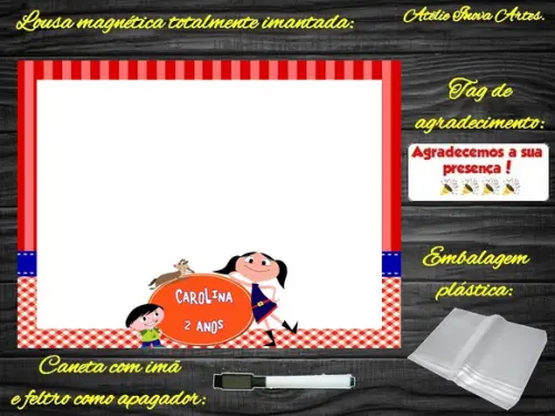 Lousa Magnética Show da Luna com Embalagem