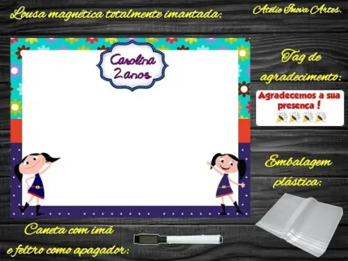 Lousa Magnética Show da Luna com Embalagem