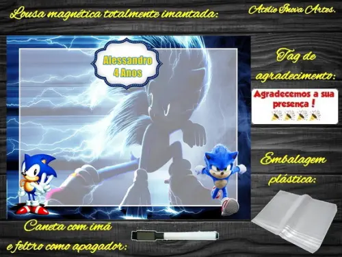 Lousa Magnética Sonic com Embalagem