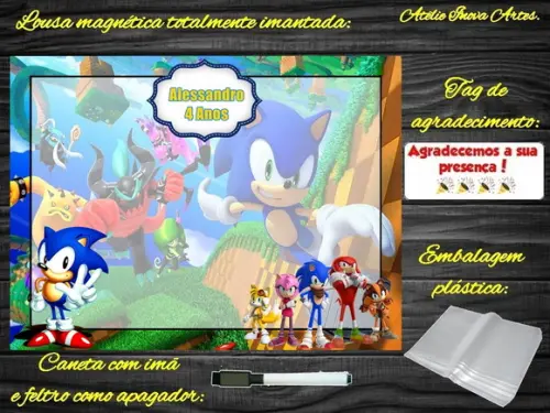 Lousa Magnética Sonic com Embalagem