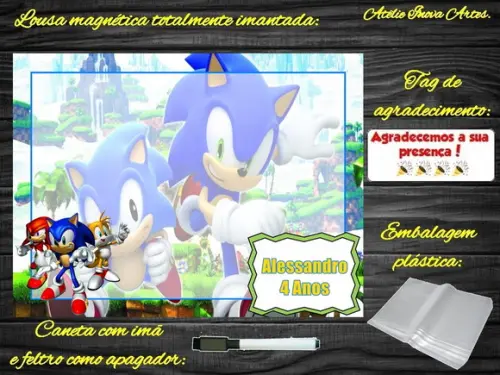 Lousa Magnética Sonic com Embalagem