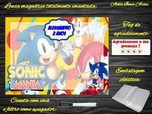 Lousa Magnética Sonic com Embalagem