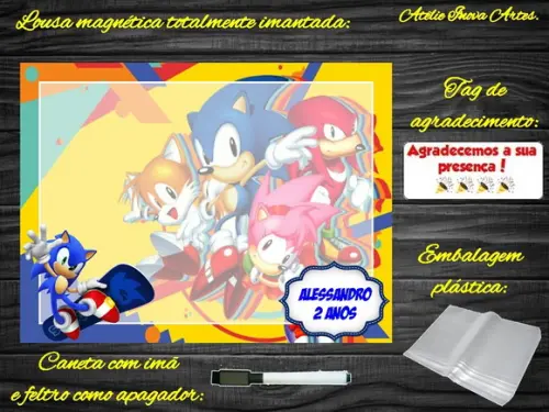 Lousa Magnética Sonic com Embalagem