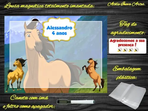 Lousa Magnética Spirit com Embalagem