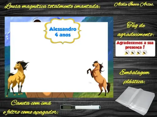 Lousa Magnética Spirit com Embalagem