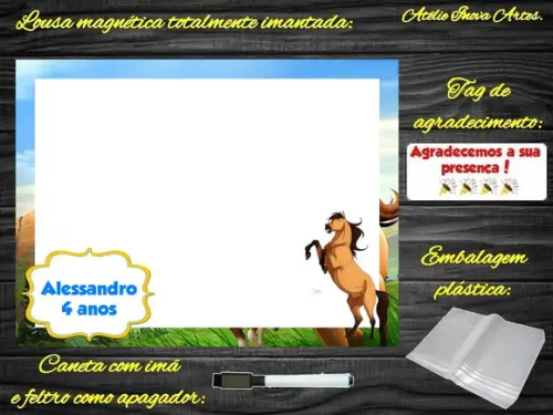 Lousa Magnética Spirit com Embalagem