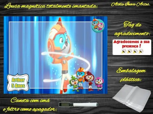 Lousa Magnética Top Wing com Embalagem