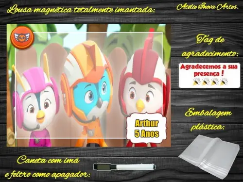 Lousa Magnética Top Wing com Embalagem