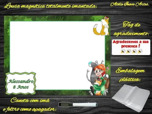 Lousa Magnética Trem Infinito com Embalagem