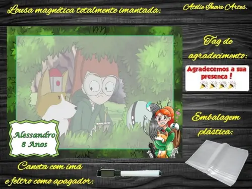 Lousa Magnética Trem Infinito com Embalagem