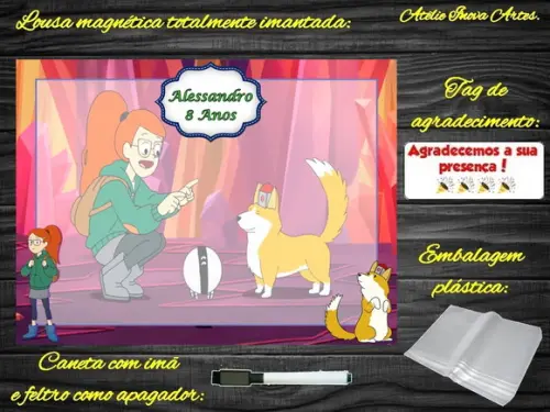Lousa Magnética Trem Infinito com Embalagem