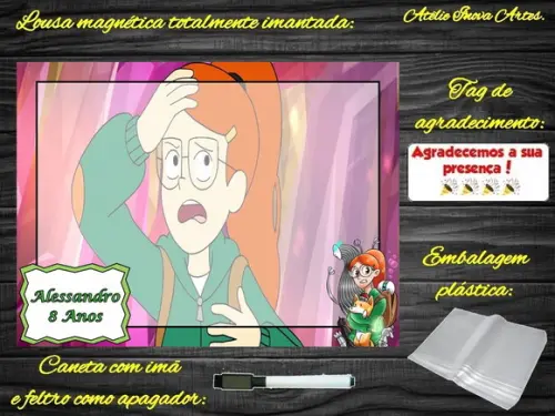 Lousa Magnética Trem Infinito com Embalagem