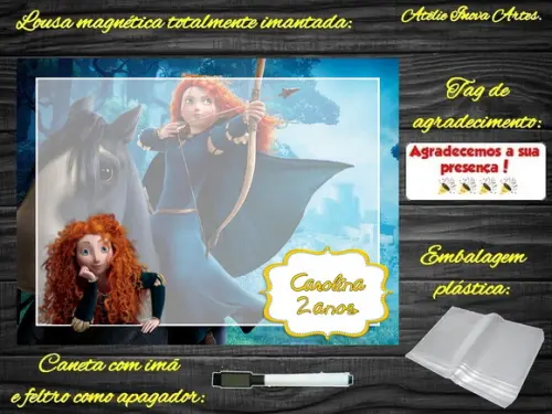 Lousa Magnética Valente com Embalagem