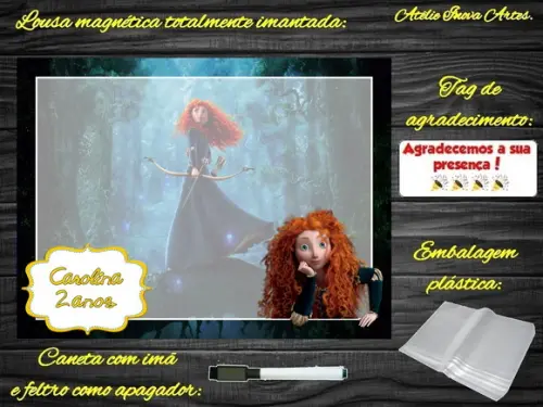 Lousa Magnética Valente com Embalagem