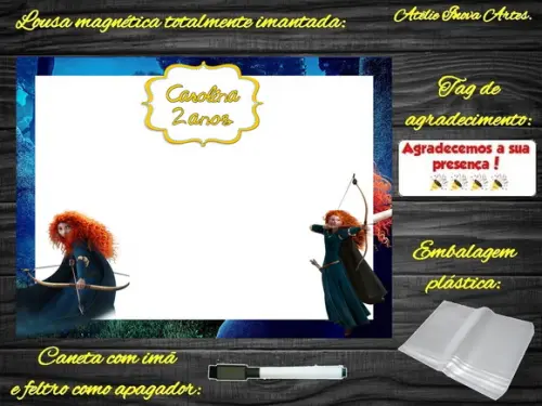 Lousa Magnética Valente com Embalagem