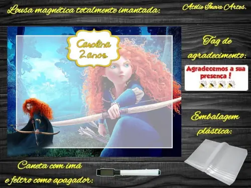 Lousa Magnética Valente com Embalagem